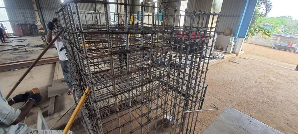 GS-FABRICATION- Industrial Chimney Structure With Civil Foundation